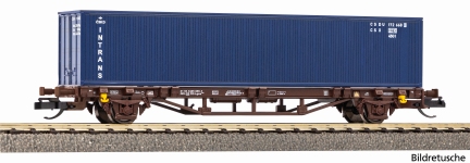 PIKO 47728 - TT - Containertragwagen Intrans, ČD, Ep. V